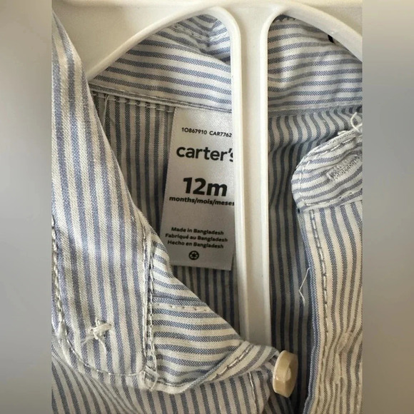 🆕 Carters Boys 12 Month Sailboat Short Set Outfit - Picture 3 of 4